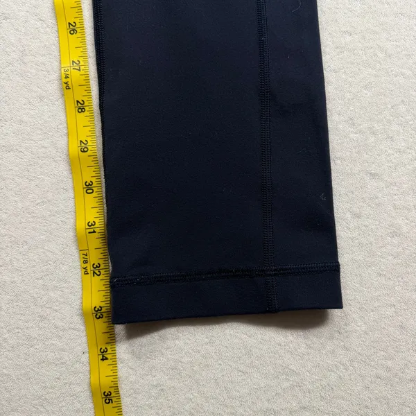 Lululemon High-Rise Leggings Women’s Size 4 Tall 33” Inseam Blue Yoga Pants - Image 5