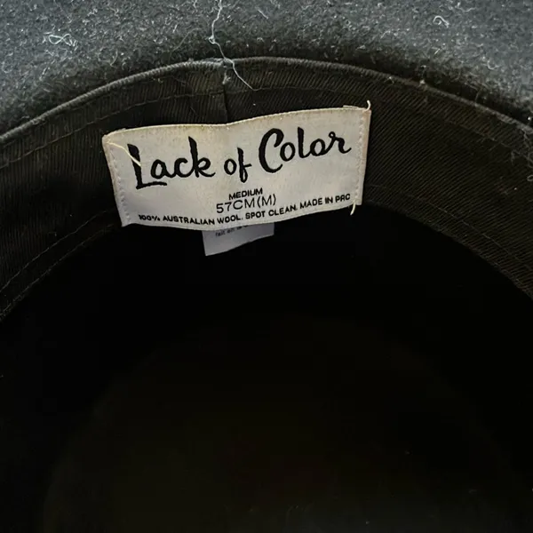 Lack of Color Black Hat - Image 5