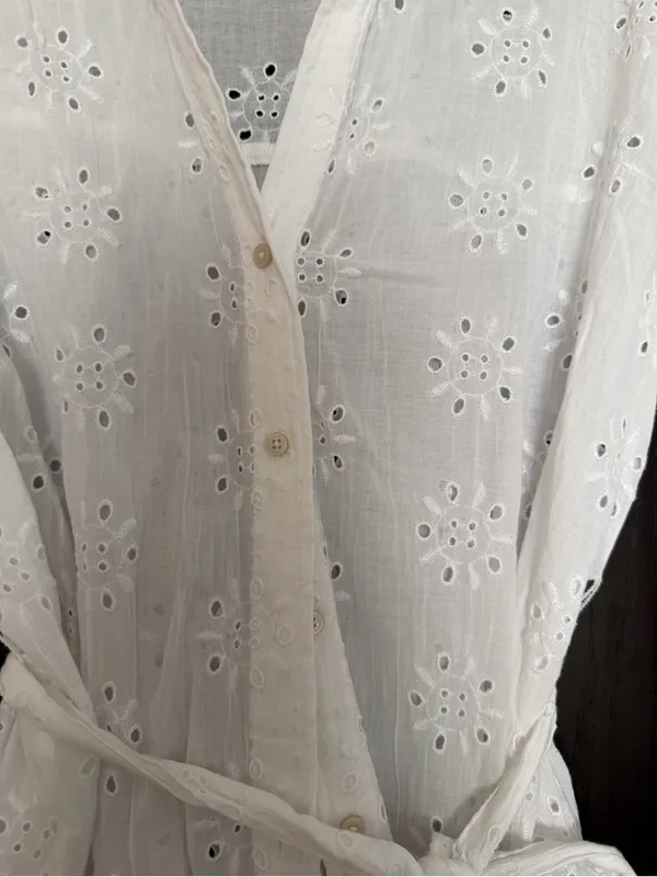 Abercrombie Eyelet Shirt Dress - Image 2