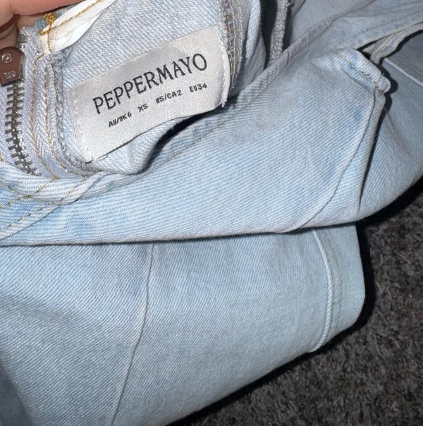 Peppermayo Dress Mini Denim - Image 5