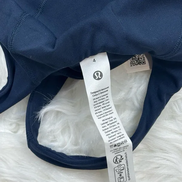 Lululemon Align Cropped Tank Top True Navy Size 4 W1DUVS - Image 6
