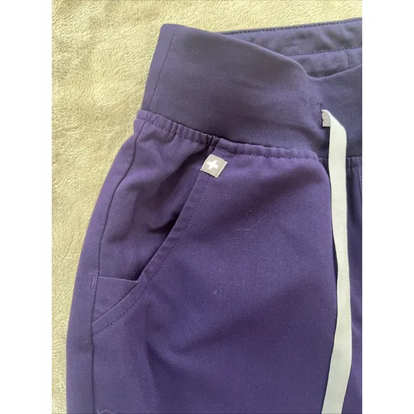 FIGS HW Zamora Jogger Scrub Pants XXS Purple Stretch Technical Collection - Image 5
