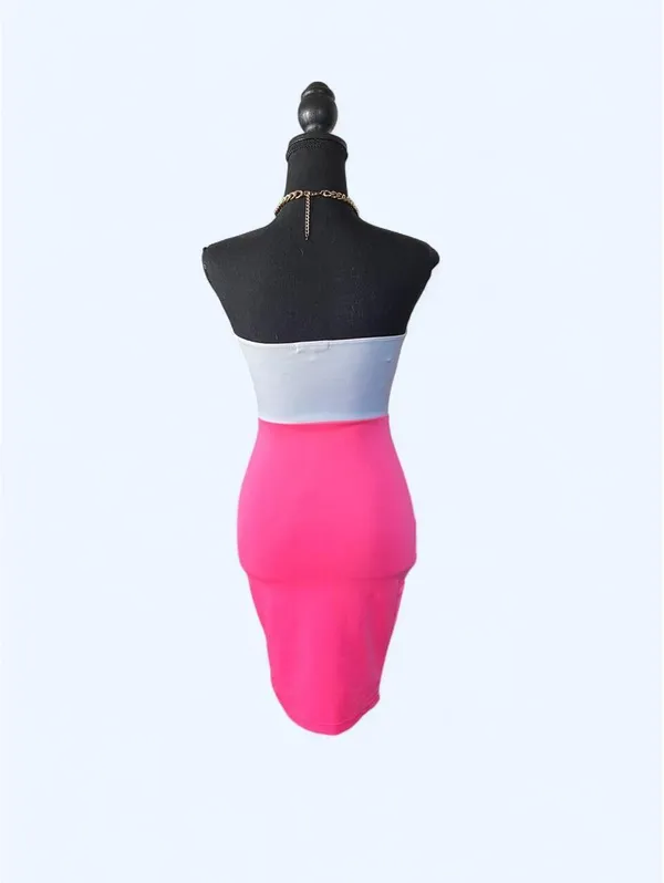 Vintage Y2K McBling Barbiecore Pink Bow Mini Dress size XS 💗 - Image 4
