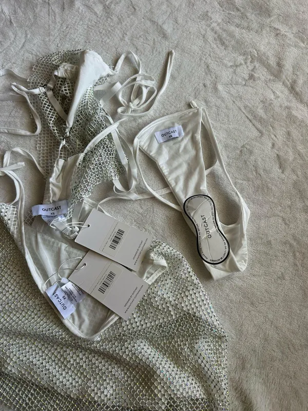 Outcast Clothing Addie Top & Addie Skirt White Skirt Festival Set - Image 10