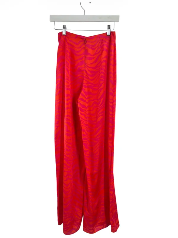 Lovers + Friends Eiden pants wavy tiger‎ pink orange sz XS revolve - Image 4