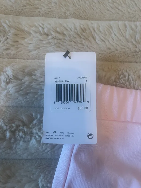 Little Girls Pink Nike Skirt - Image 6
