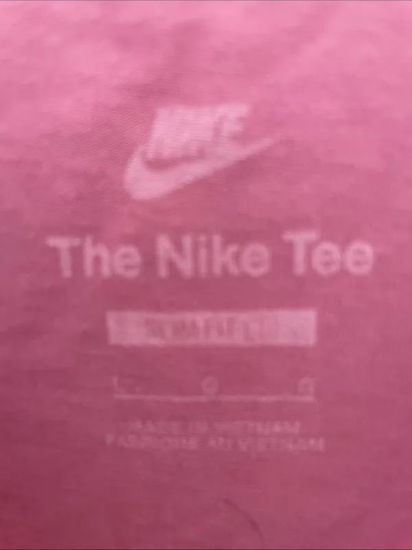 Nike The Nike Tee Pink Modal Blend Baby Tee Large - Image 4