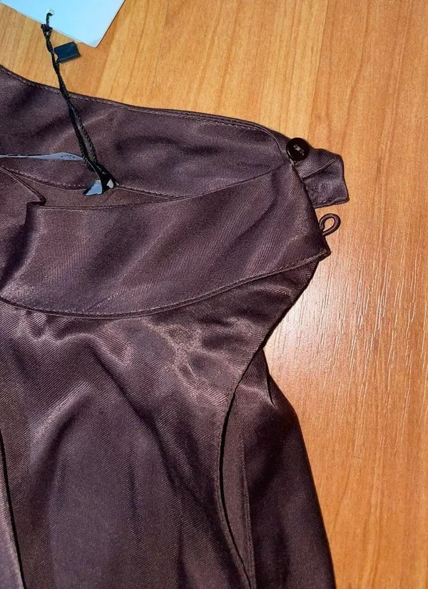 ZARA Brown Half Sleeve Shirt - Image 5