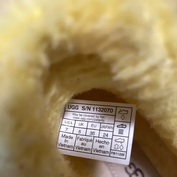 UGG Yellow Shearling-Lined Ankle Booties - Image 4