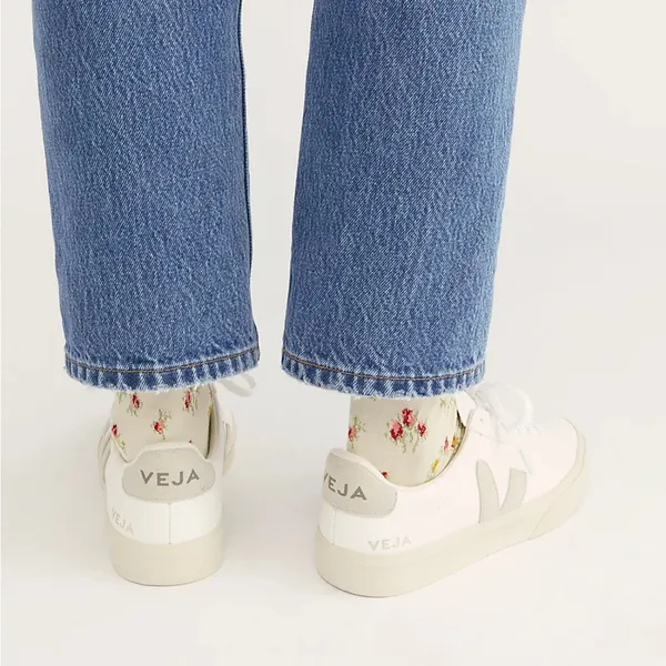 Veja Campo Sneakers in White/Natural - Image 2