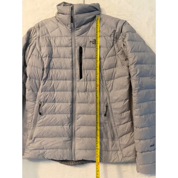 The‎ North Face Womens 800 Fill Down Puffer Jacket Gray Size M Full Zip Outdoor - Image 4