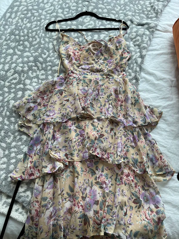ASTR Floral Ruffle Maxi Dress - Image 2