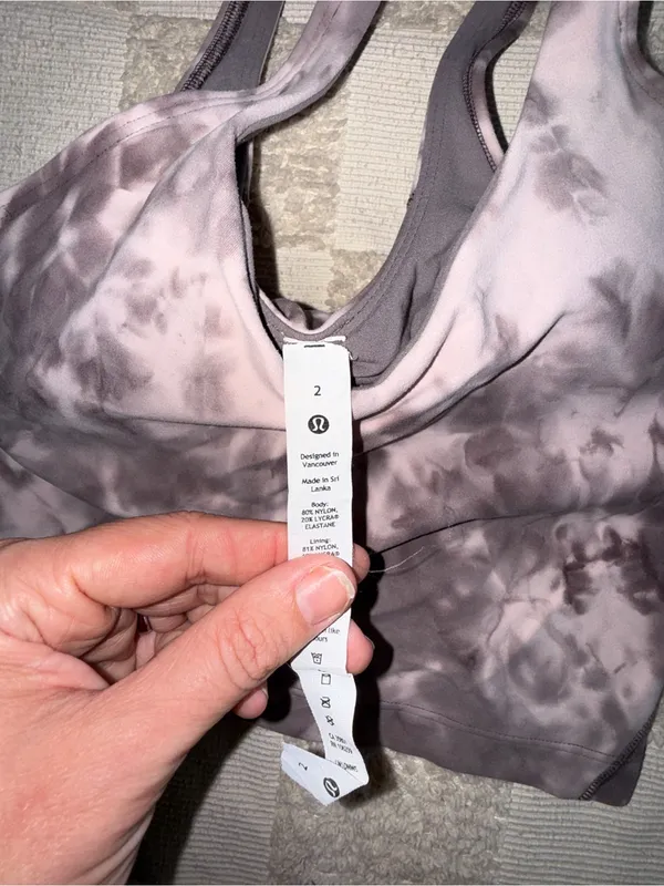 NWOT Lululemon Align Top size 2 Diamond Dye - Image 3