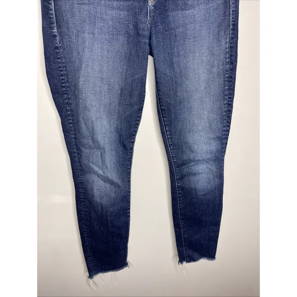 Mother High Waisted Looker Ankle‎ Fray in On the Edge Sz 25 - Image 3