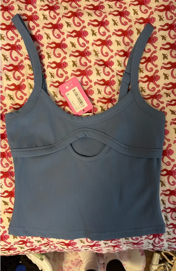 Edikted Karin Cut Out Ribbed Tank Top - Image 2