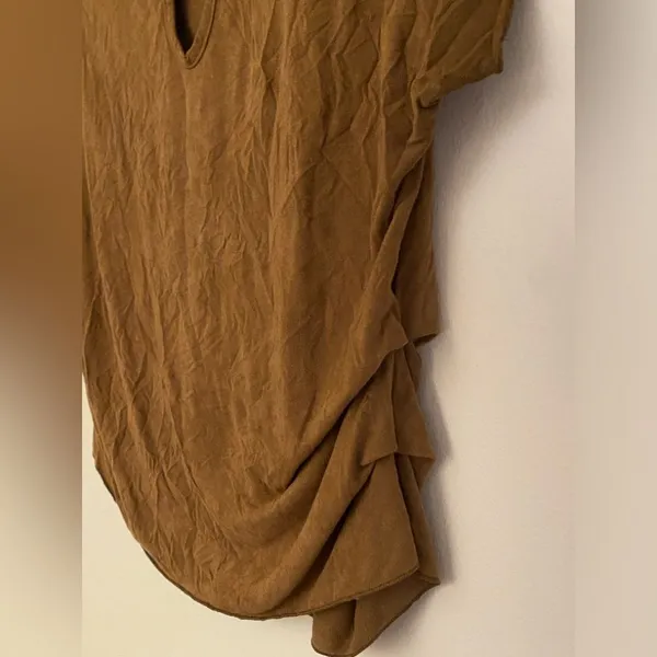 Vivace Brown Sleeveless Suede Western Cinched Waist Top Women’s Size unknown - Image 8