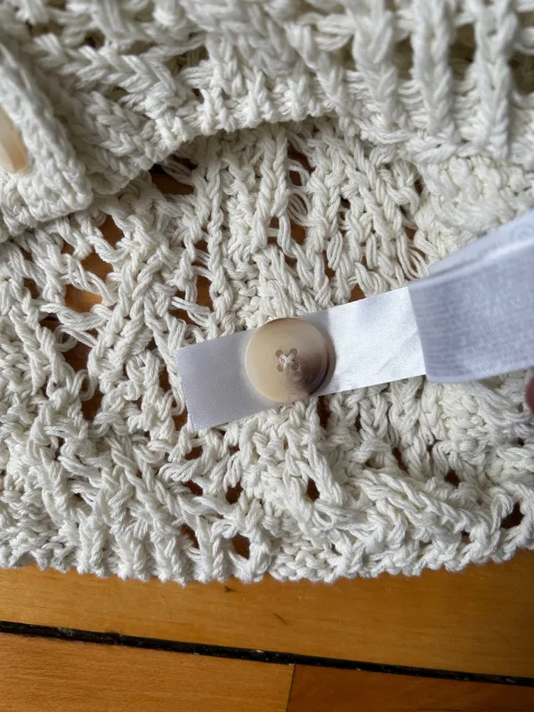 Cable Knit Cardigan Coquette‎ Comfortable Cozy Stretch Bohemian Beach Resortwear - Image 4