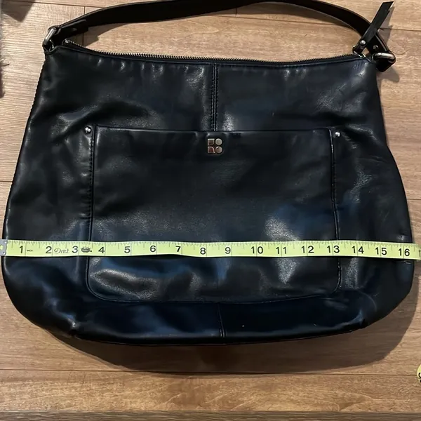 Kate Spade Joison Delancey Street Noel Shoulder Bag Black Leather‎ - Image 10
