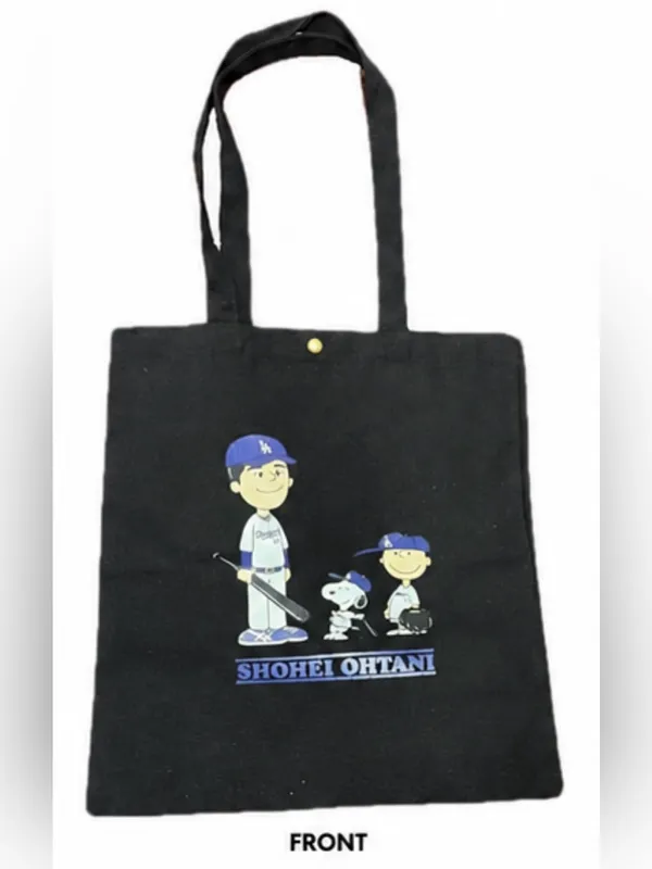 Source Unknown NWOT Shohei Ohtani x Peanuts Dodgers Tote Bag - Image 2