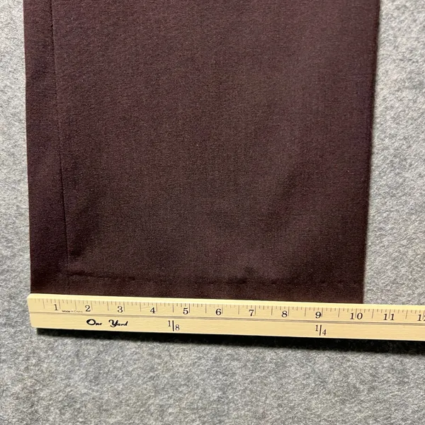 Express Design Studio Editor Brown Bootcut Dress‎ Pants Size 6 Regular Stretch - Image 4