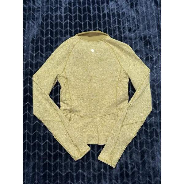 Lululemon Women's Always Alert 1/2 Zip Up Jacket Long Sleeve Cropped Size 2 - Image 6