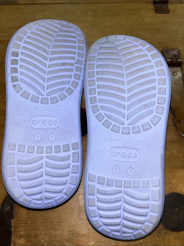 Crocs Platform Clog Lavender Women’s Size 8 Men’s 6 Lightweight Comfort Shoes - Image 9