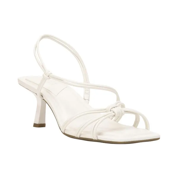 INC International Concepts Womens Nahari Dress Sandals Heels White Smooth 8M - Image 7