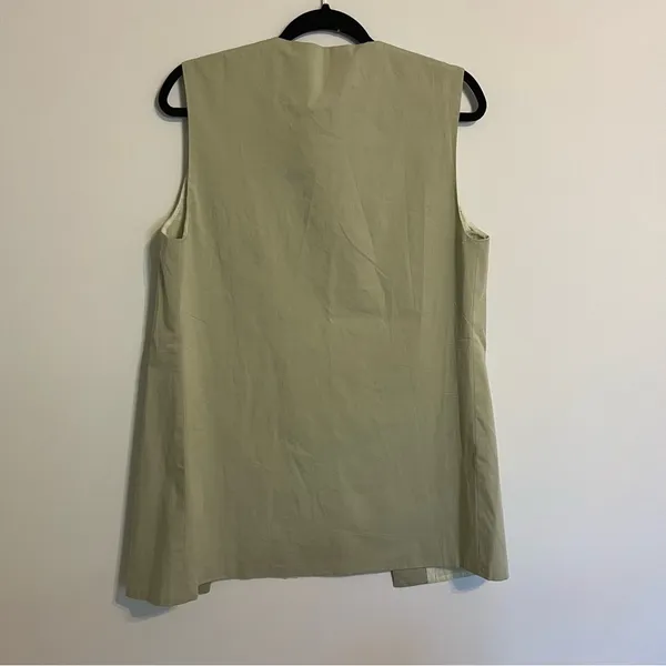 Free People Women Erin Poplin Preppy Vest NWT Medium - Image 6