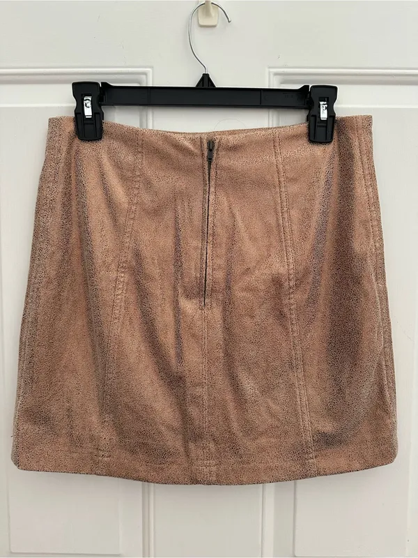 Free people Sparkle Metallic copper Mini Skirt - Image 12