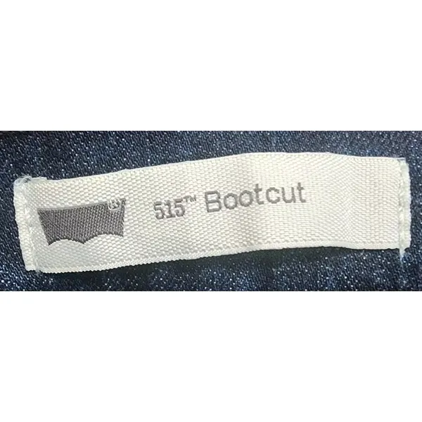 Levi's Womens Size 30x32 515 Bootcut Jean Dark‎ Wash Denim - Image 4