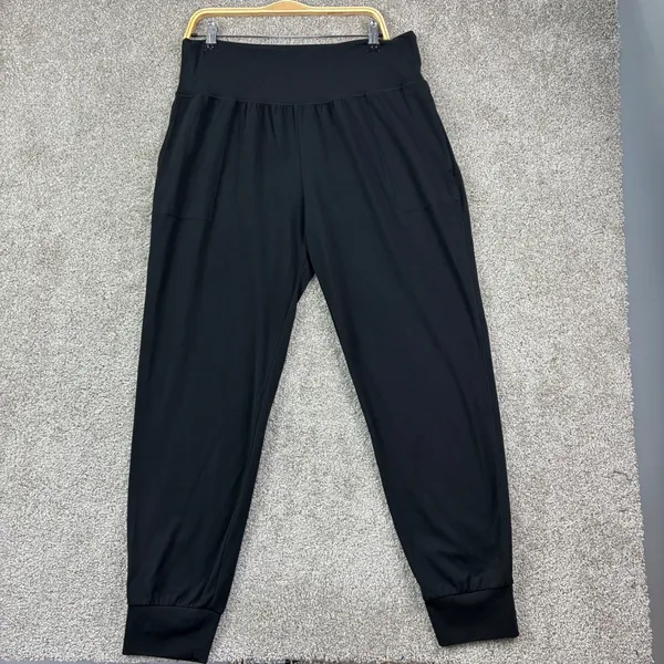 Athleta Cruise Jogger Size XLT Black Powervita High Rise Yoga Athleisure Tall - Image 2