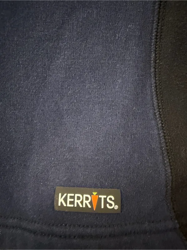 Kerrits Navy and Black Half-Zip Cowl Pullover - Image 2