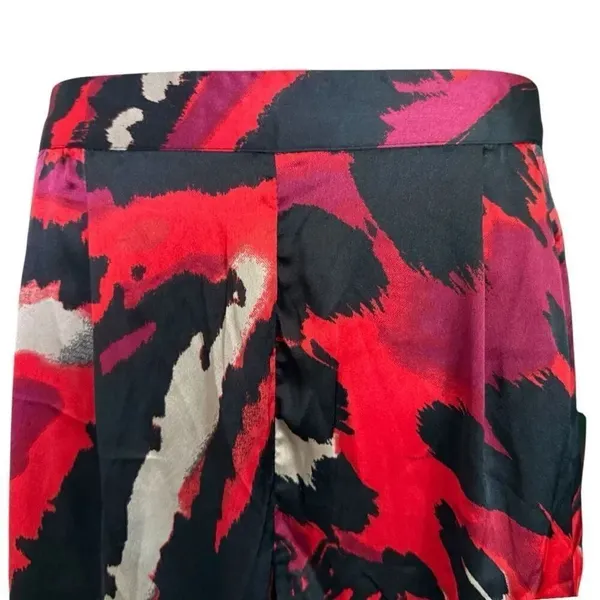 NWT Womens Myth Clothing Company Sateen Abstract Palazzo Pants - Sz L - Image 2