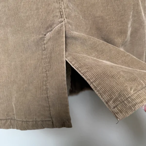 VTG 90s y2k Braetan Women Sherpa Lined Corduroy Jacket‎ Large Brown Western Boho - Image 13