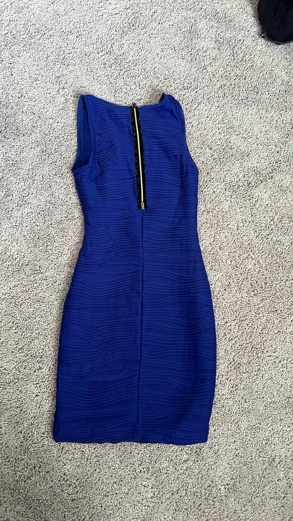 Rachel Roy Blue Pencil Dress - Image 2