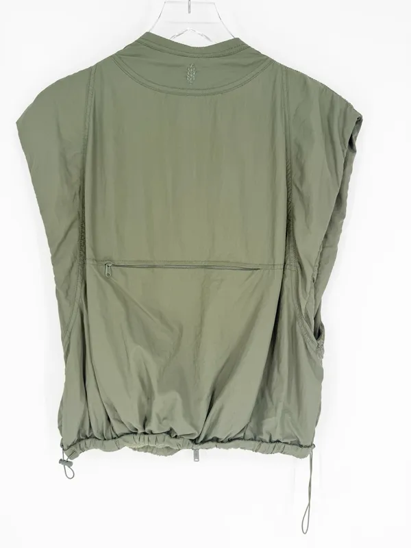 Free People Dune Dash Vest Women's M Green - Image 3