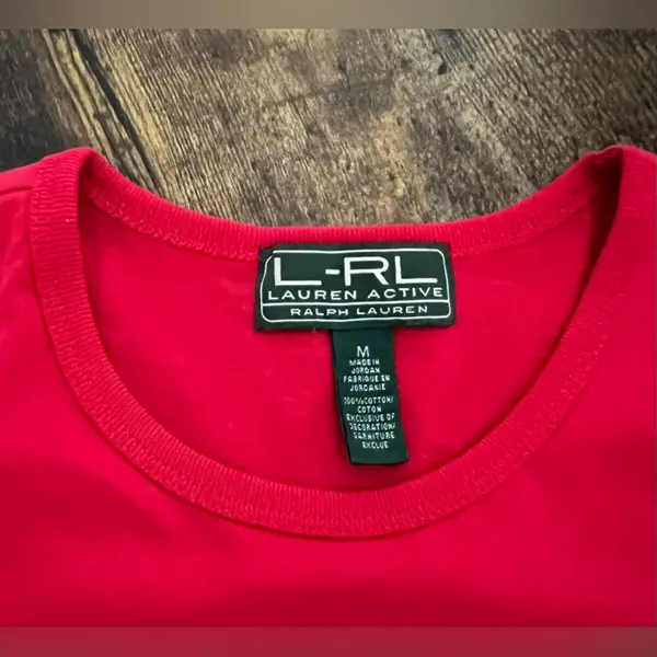 L-RL Lauren Active | Ralph Lauren ladies t-shirt. Size: M - Image 3