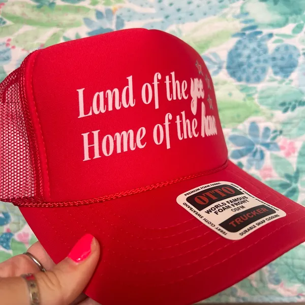 USA Fourth of July country western trucker hat - Image 2