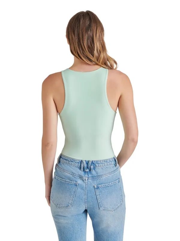 Steve Madden Nico Mint High Neck Stretch Bodysuit NWT Size Small - Image 3