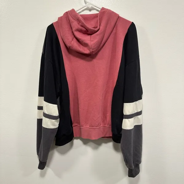 Nike sweatshirt! Nike + vintage reworked custom made pink & gray size M/L! - Image 5