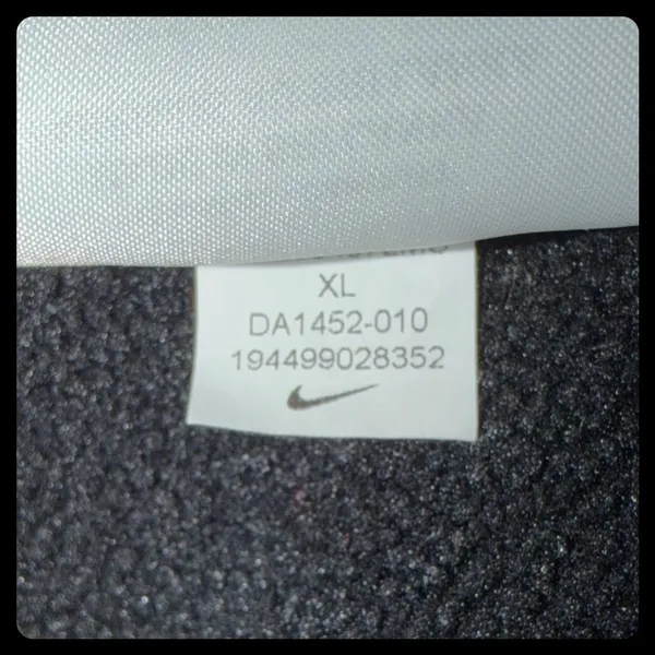 Nike Pullover Hoodie Women XL Black Just Do It Dri-Fit Sweatshirt DA1452-010 - Image 8