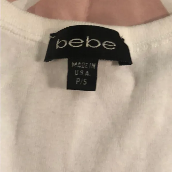 Bebe NWOT razorback ribbed tank - Image 3