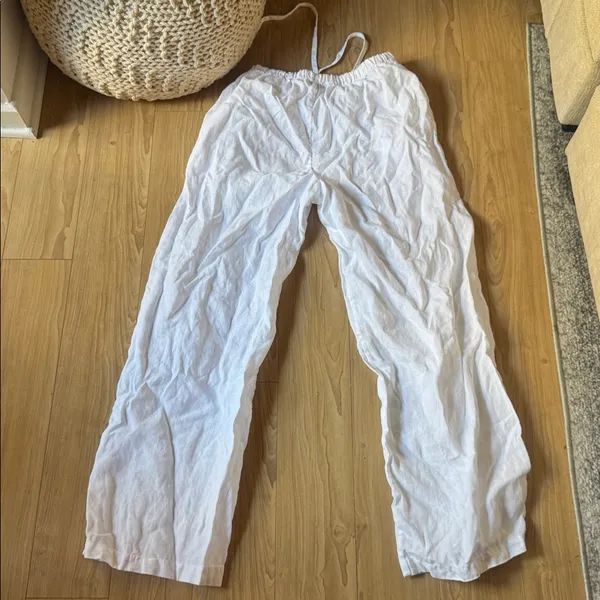 Rails Crisp White Drawstring Pants - Image 3