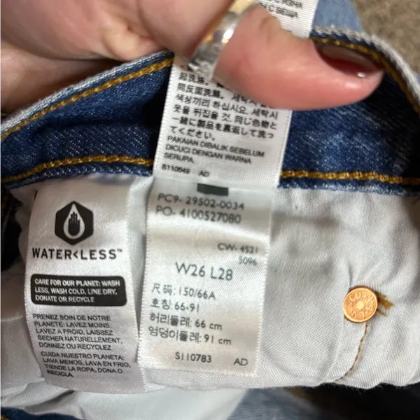 Levi’s 501 denim jeans - Image 4
