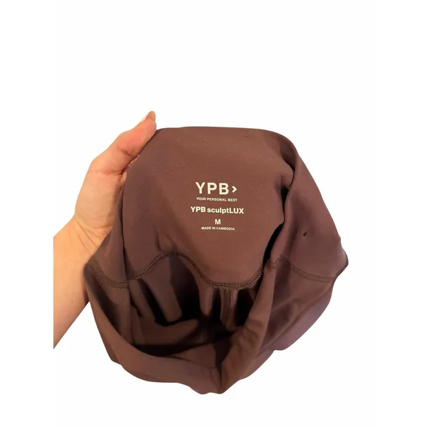 Abercrombie YPB SculptLUX Brown High Rise Flare Yoga Pants Leggings - Image 8