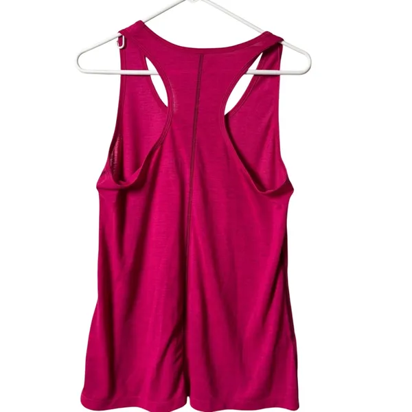 Eddie Bauer Pink Racerback Athletic Workout Tank Top Sz M - Image 5