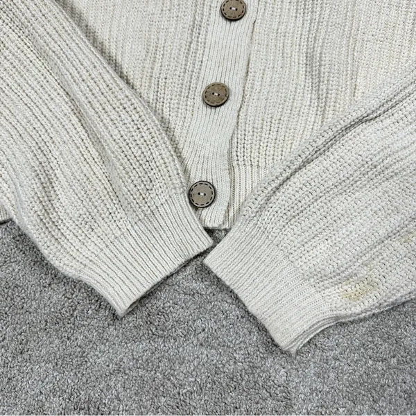 Daily Practice by Anthropologie Knit Lounge Set Sweater Cardigan & Shorts M - Image 5