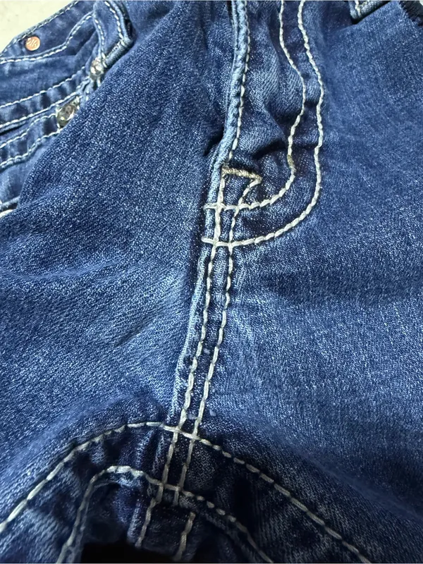 Miss me boyfriend capri jeans bejeweled pockets 28 - Image 6