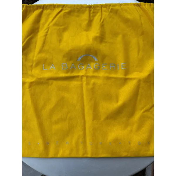 La Bagagerie Paris Yellow Drawstring Dust Bag Large‎ Handbag Storage Pouch 18x22 - Image 2