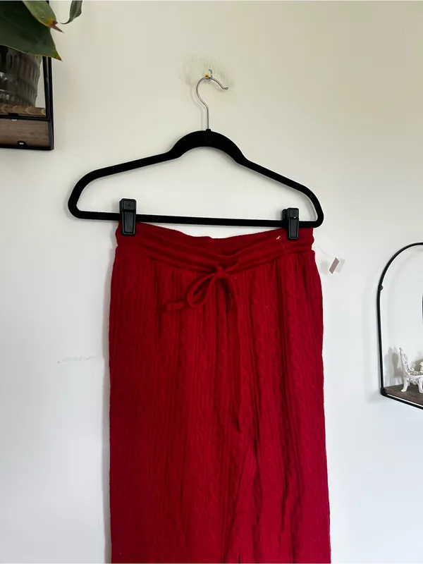 NWOT State of Day Red Pajama Pants Size Small‎ - Image 3